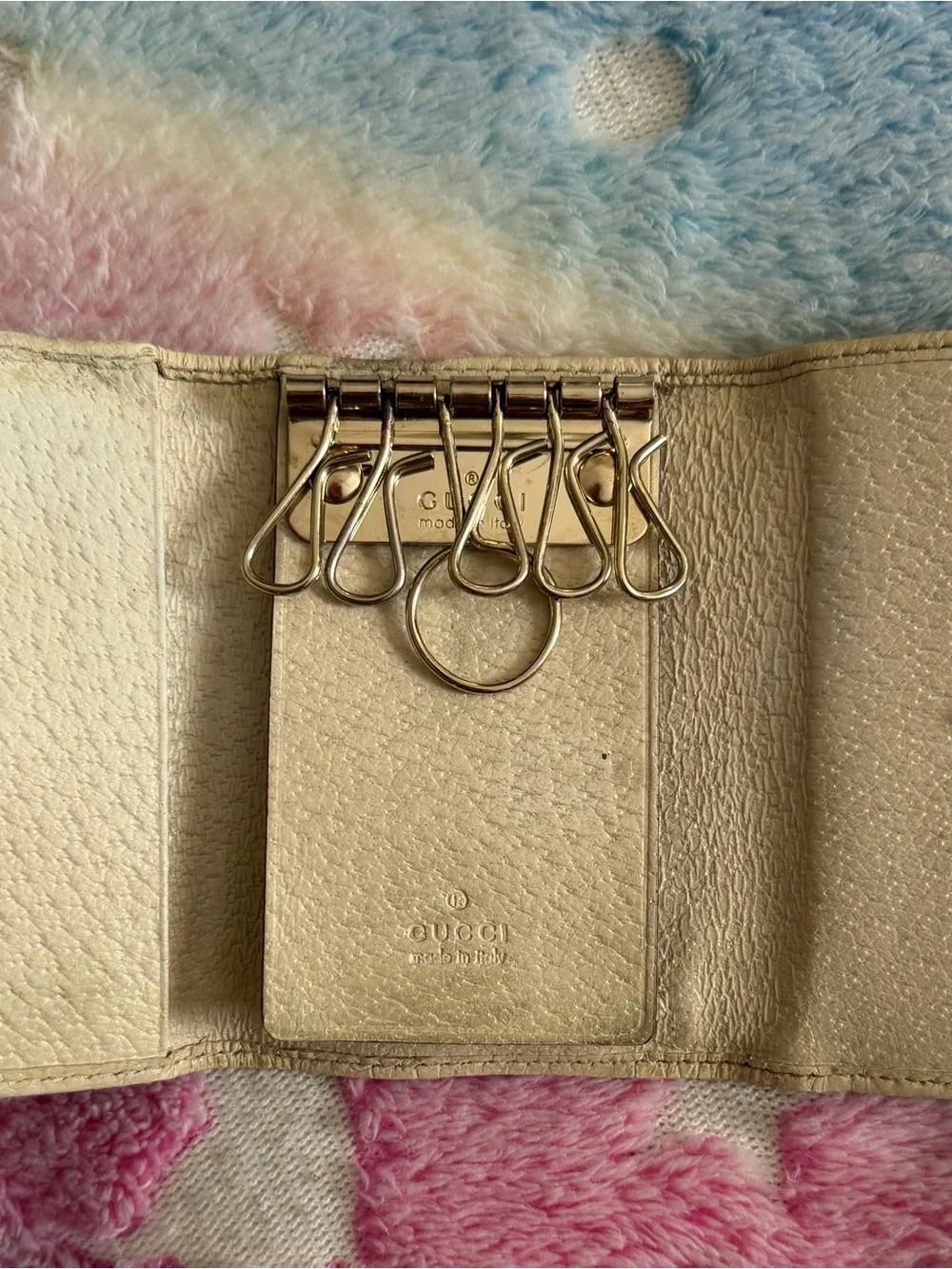 Authentic Gucci Monogram Key Holder